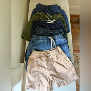 Six pairs of Boys Crewcuts Shorts size 6